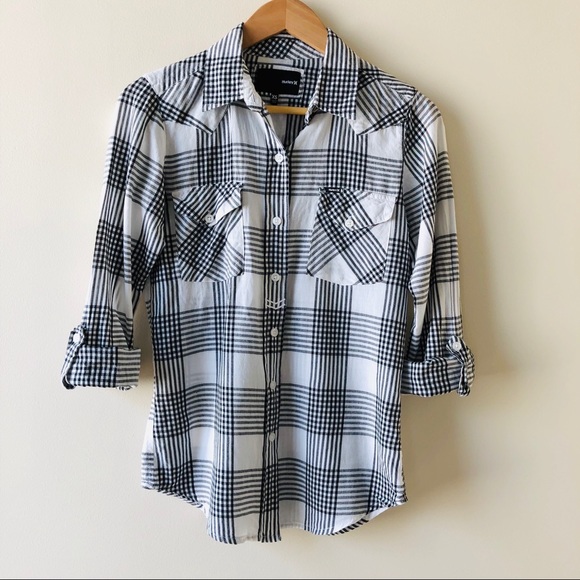 Hurley Kids/' Boys/' Youth Hurley Woven Plaid Flannel Button Up Shirt